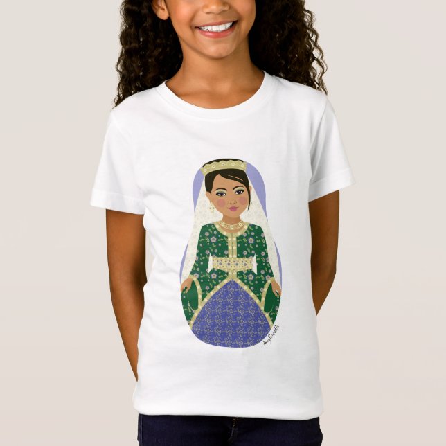 T-shirt Noiva marroquina Matryoshka Girls' (Frente)