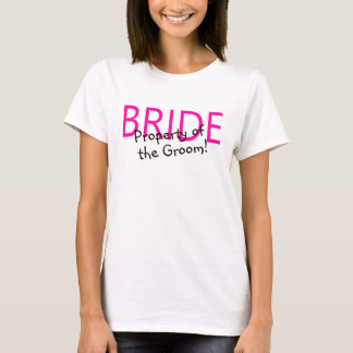 T-shirt Noiva (Propriedade Do Groom)
