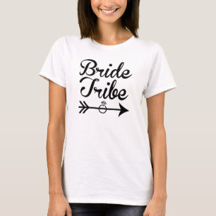 T-shirt Noiva Tribe Bridesmaid feminina