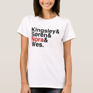 T-shirt Noivo Kingsley do livro, Soren, Nora, Wes