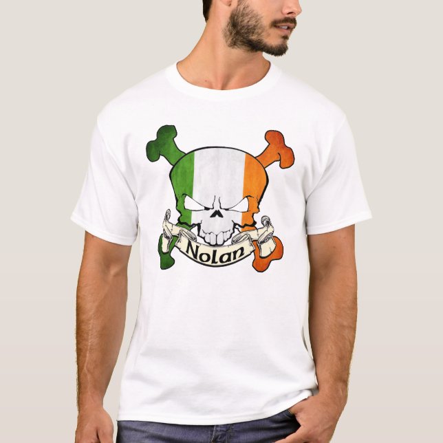 T-shirt Nolan Irish Skull (Frente)