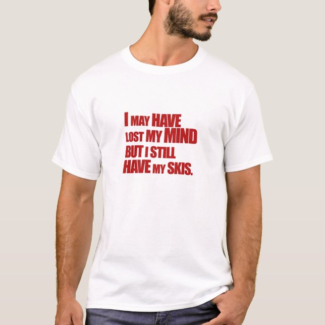 T-shirt Nomapsneeded.com perdeu minha mente T (Frente)