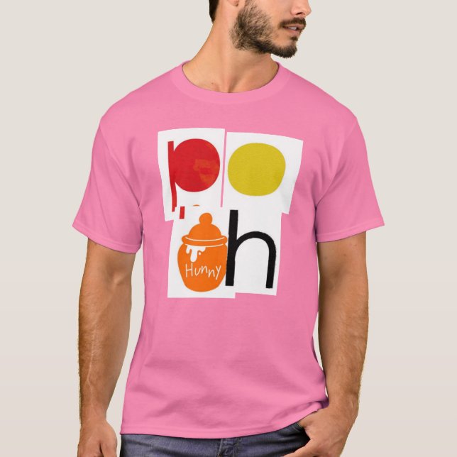 T-SHIRT 👕 NOME DA POO DISIGN COM O POTE DE MEL 🍯 (Frente)