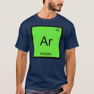 T-shirt Nome de Aroldis Elemento Químico Tabela Periódica