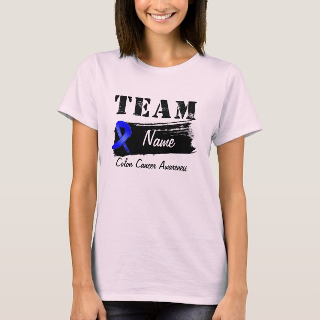 T-shirt Nome do grupo personalizado - Cancer de dois ponto (Frente)
