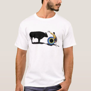 T-shirt NOME: Palhaço e Bull-Nenhum-Texto