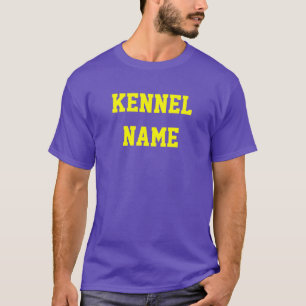 T-SHIRT NOME PERSONALIZADO DO KENNEL