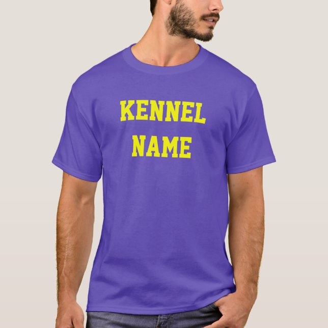 T-SHIRT NOME PERSONALIZADO DO KENNEL (Frente)