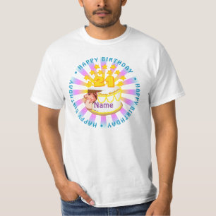 T-shirt nome personalizado do rato de aniversário de 21 an