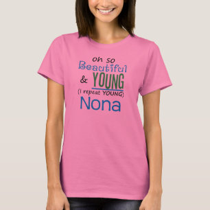 T-shirt Nona bonitos e novos