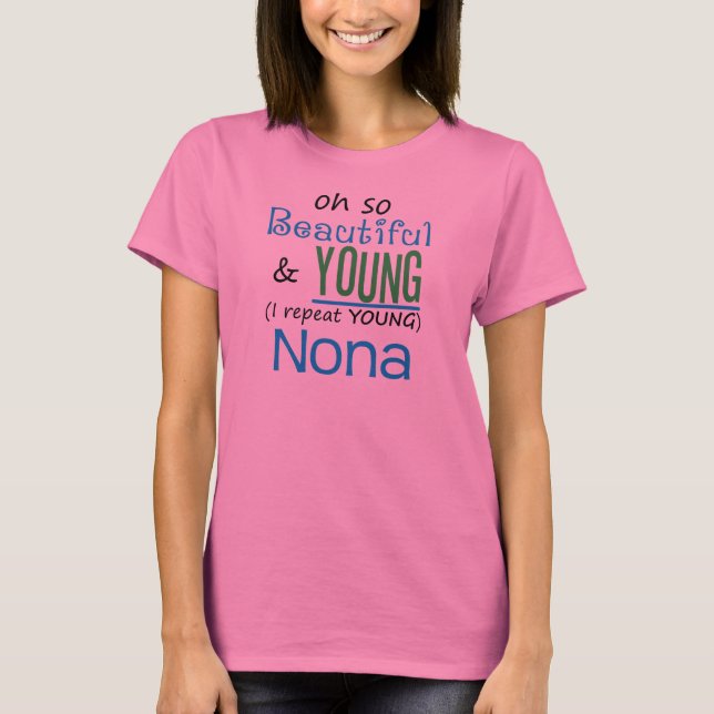 T-shirt Nona bonitos e novos (Frente)
