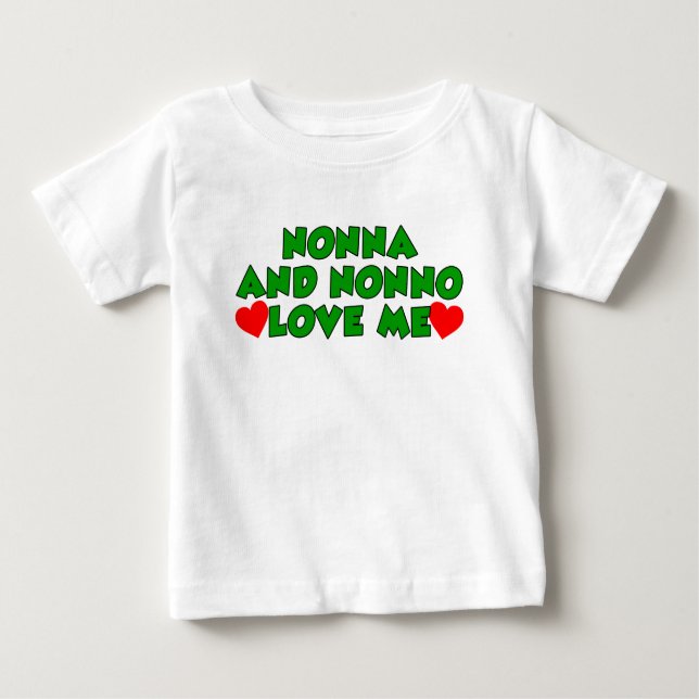 T-shirt Nonna e Nonno amam-me (Frente)
