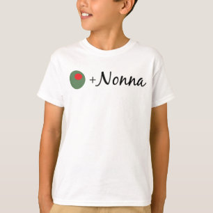 T-shirt Nonna verde-oliva