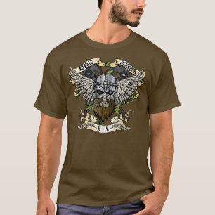 T-shirt nórdico da cerveja inglesa da pilhagem