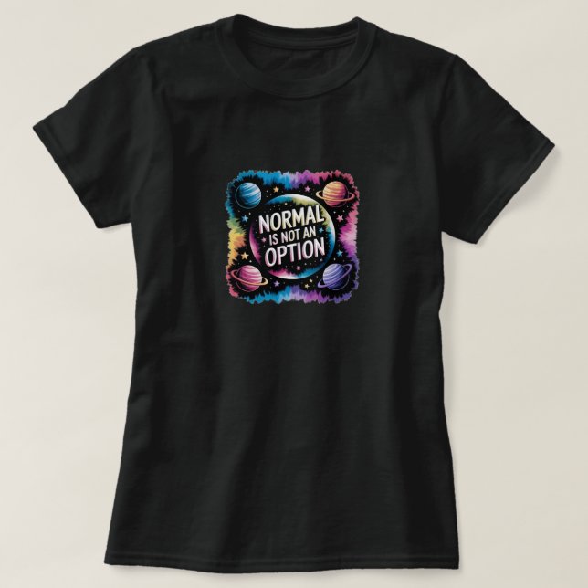 T-Shirt Normal NÃO É uma opção (Frente do Design)