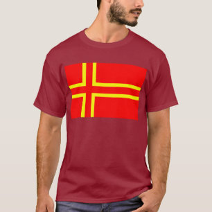 T-shirt normandos da bandeira