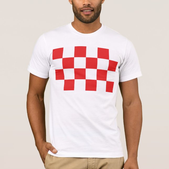 T-shirt norte da bandeira de Brabante (Frente)