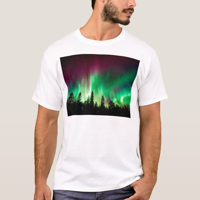 T-shirt Nortes Aurora borealis (Frente)