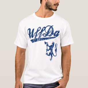 T-shirt Norueguês de Uff a Dinamarca do vintage