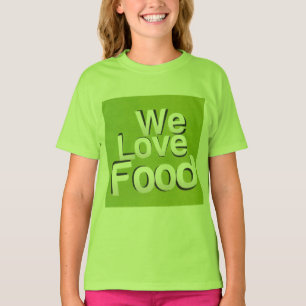 T-shirt Nós Amamos Comida: Detestamos Desperdício Estéti