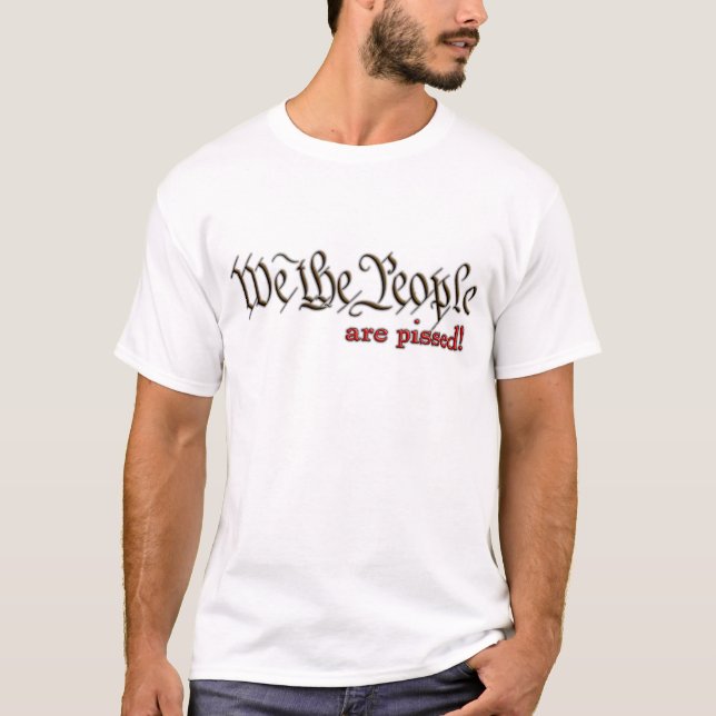 T-shirt Nós as pessoas… somos mijados! (Frente)