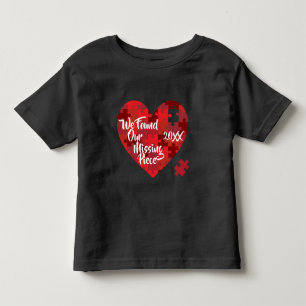 T-shirt Nós encontramos nossa parte faltante - coração
