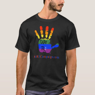 T-shirt Nós logotipo do arco-íris R1