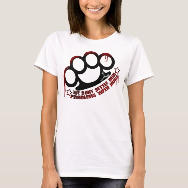 T-shirt Nós não nos estabelecemos (Frente)