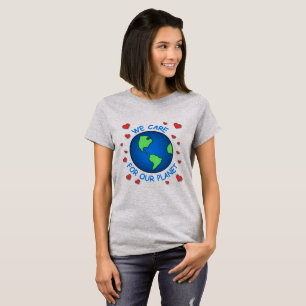 T-shirt Nós Nos Preocupamos Com Nosso Planeta