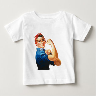 T-shirt Nós podemos fazê-lo rodar o poder das mulheres rib