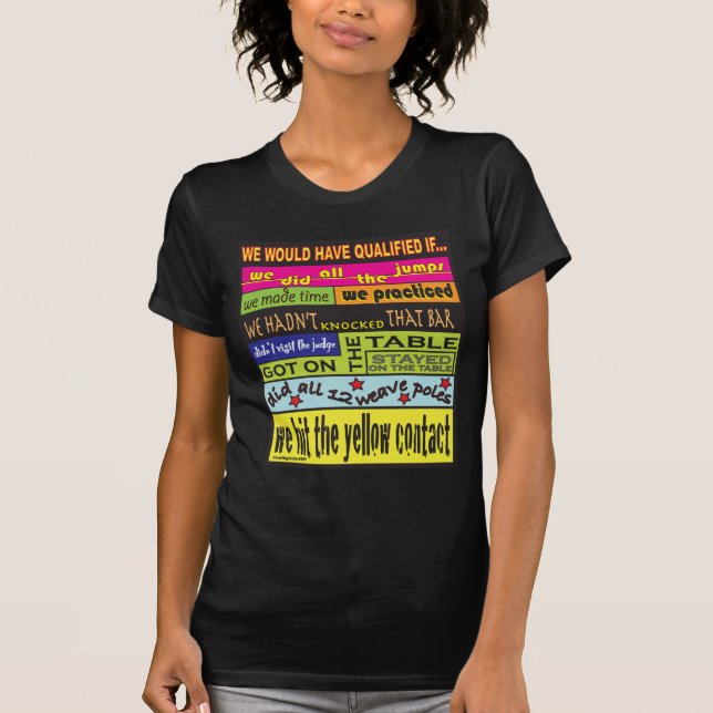 T-shirt Nós qualificaríamos…. (Frente)