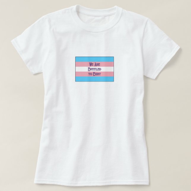T-shirt Nós Somos Trans... (Frente do Design)