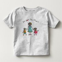 Nós Te Amo Mãe Família Cartoon Feliz Dia de as mãe