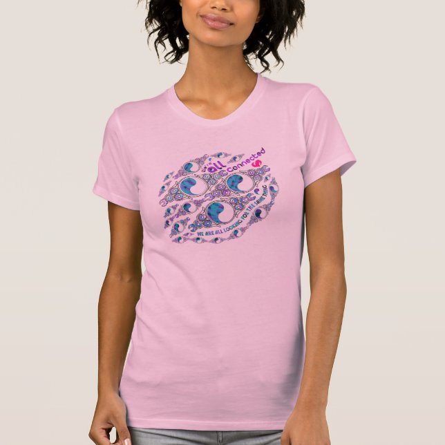 T-shirt Nós todos somos conectados (Frente)