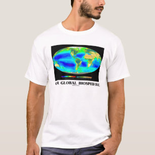 T-shirt Nossa biosfera global (fotossíntese global)