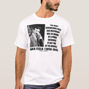 T-shirt Nossa Máquina Será Conduzida Por Uma Potência Obti