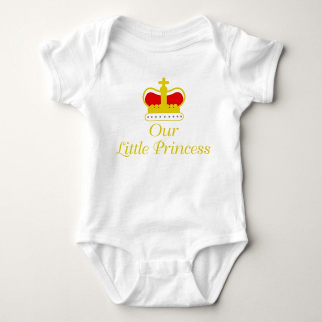 T-shirt Nossa Pequena Princesa (Frente)