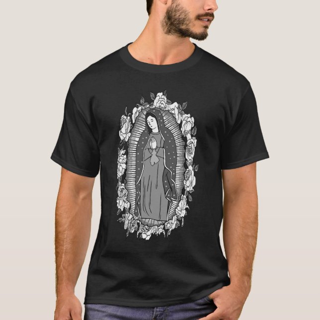 T-shirt Nossa senhora de Guadalupe, VIRGEM DE GUADALUPE (Frente)