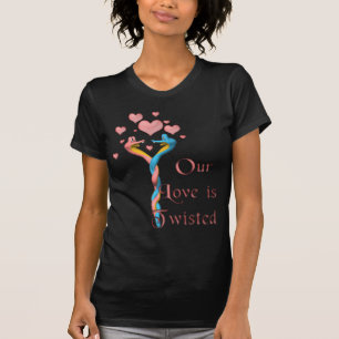 T-shirt Nosso amor é distorcido