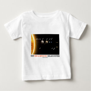T-shirt Nosso sistema solar novo e melhorado (humor