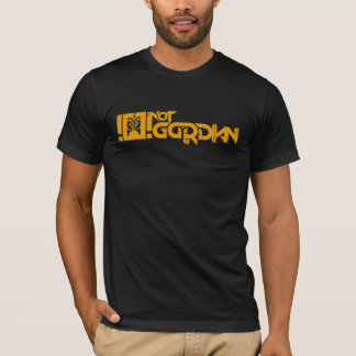 T-shirt Not Gordian Full Logo Golde