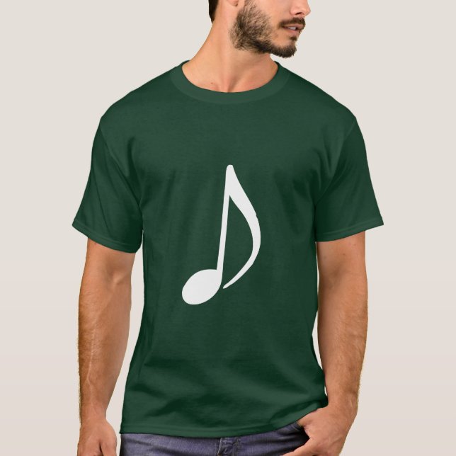 T-shirt nota musical (Frente)