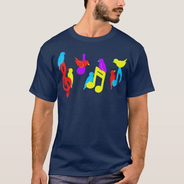 T-shirt Notas da música (Frente)