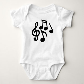 T-shirt Notas musicais