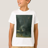 Noturna em preto e Dourado, o Foguete Caindo