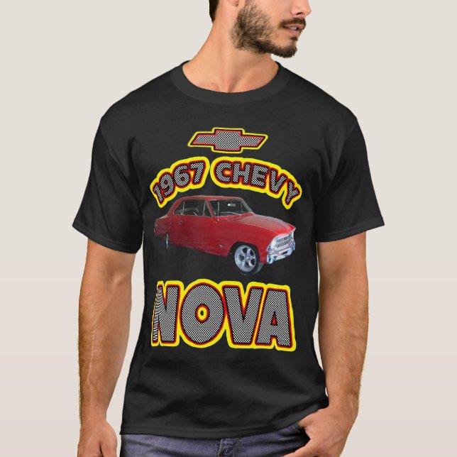 T-shirt Nova 1967 do Chevy dos homens (Frente)
