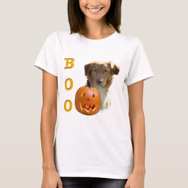 T-shirt Nova Escócia Halloween BOO (Frente)