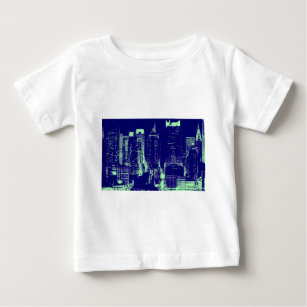 T-shirt Nova Iorque azul