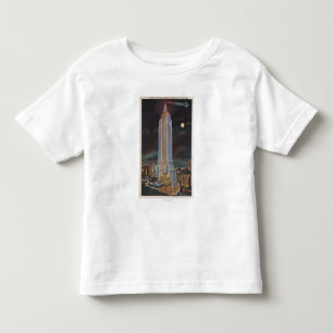 T-shirt Nova Iorque, estado Bldg de NYEmpire dentro