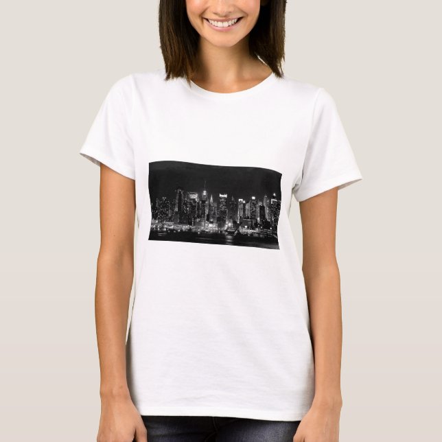 T-shirt Nova Iorque Noite (Frente)